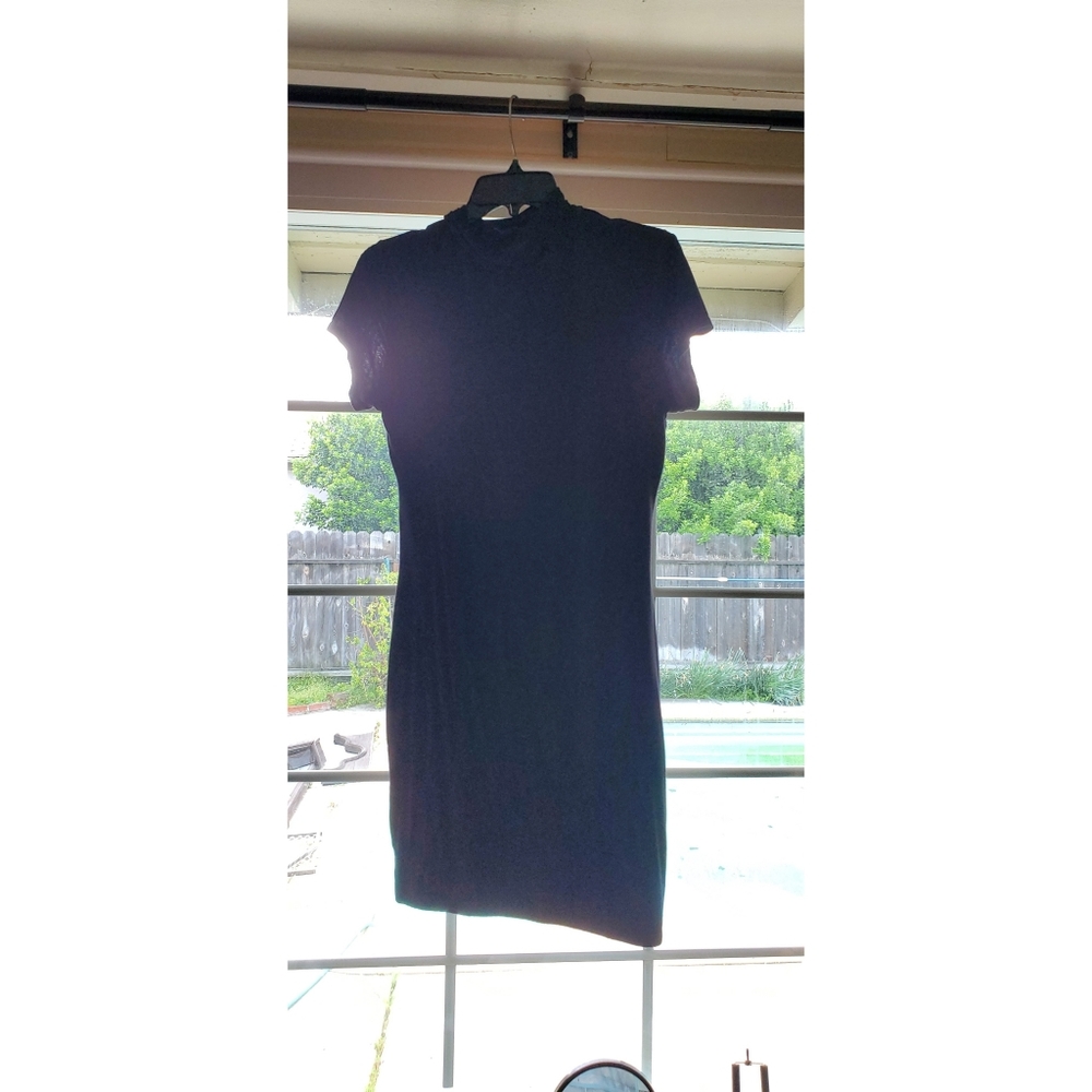 Naked Wardrobe Turtleneck Mini Dress